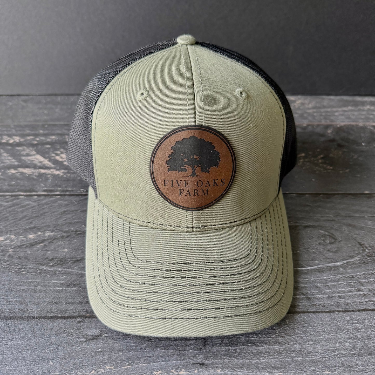 Leather Patch Hat