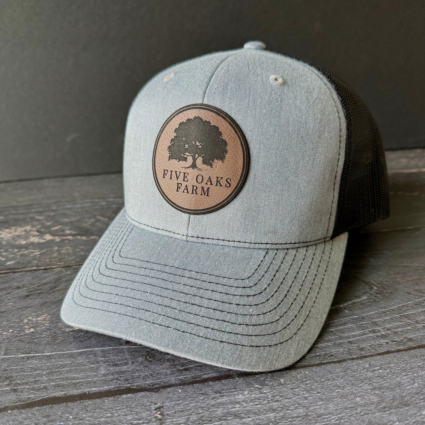 Leather Patch Hat