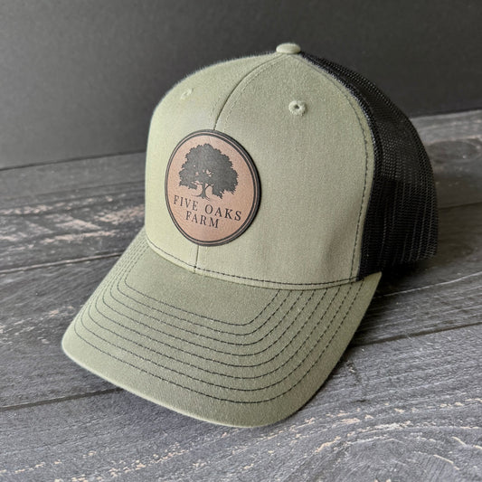Leather Patch Hat